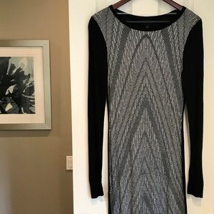 Mossimo Sweater Dress white pattern
